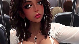 Big Titty Lesbian Hentai Milfs Drink Each Others Milky Tittys On The Bus In New Spicy Toons Hentai!