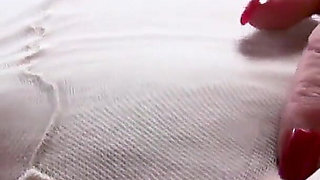 American Housewife Melody Garner Takes off Her Clothes and Spreads Her Hairy Pussy for You