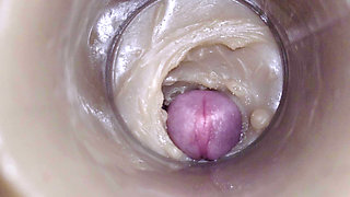 Camera in Vagina, Cervix POV, "Creampie"ASMR 4k