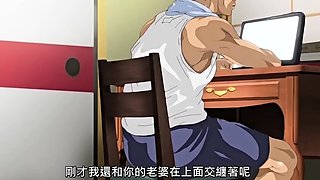Hentai redhead gives blowjob and having sex