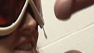 Bukkake Babes Covered in Cum From Multiple Cocks