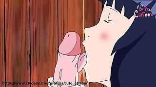 Naruto fucks Hinata hard in public anime hentai