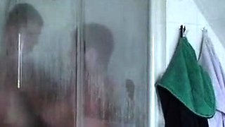 Redhead BBW Teen's Hot Shower