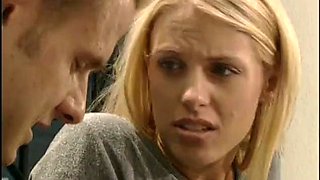 Blonde teen having deep sex