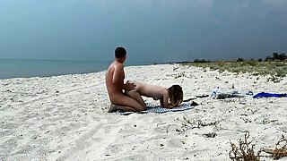 Real public beach fun