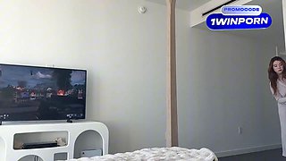 Horny VIRGIN Big Titty Step-Sis SNEAKS Into My Room For First Orgasm -