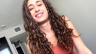 BIG TITS STEPSIS TRIALS ANAL - POV SUCK  COWGIRL RIDE