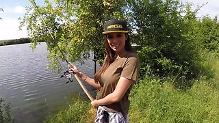 Big boobs brunette from France fucks a random stranger