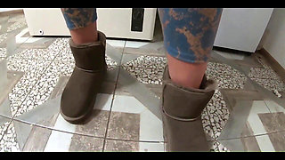 Cum-stained Downjacket & Rough Fuck Facefuck, Anal Fingering & Messy Finish