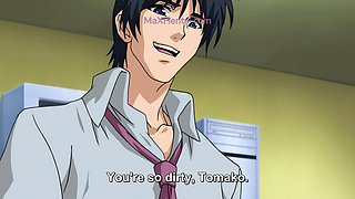 Manager Bangs his Fresh Trampy Assistant On Her First-ever Day(Anime porn)