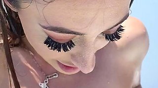 Bareback anal sex with flaming brunettes with big boobs