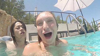 Underwater Anal Fuck with Her New Toyboy