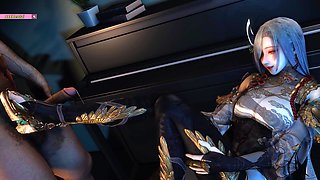 Shenhee Seduce the Big Cock Commander - 3D Animation