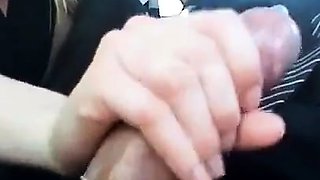 Handjob in the Car with My Amateur Girlfriend
