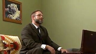 Conner Habib and Dirk Caber doing it after an interview