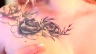 Cute Girl Fucks Herself with a Big Dildo