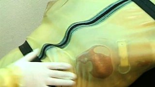 Amateur fetish BDSM action with redhead