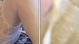 Angelic Granny’s Heavenly Vibrator Fuck & Orgasm