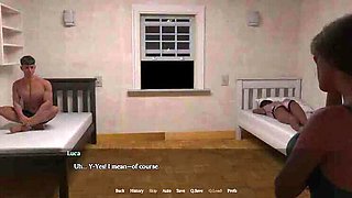 Mrs. Elena Fucks Luca on His Bed - Hot Stepmom Anal & Teen Sex - Full HD Amateur Homemade