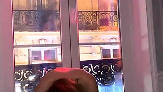 Jia Lissa Redhead Strips And Teases By The Window Onlyfans
