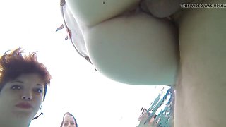 Teenagers Threesome Orgy Hump Under Water Pool Lucky Old Dude