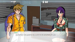 Dragon lady X (Shutulu) gets playful with Bulma in capsule corp by Loveskysan69real