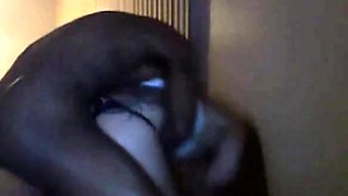 Black Stud Dominates Amateur White Slut on Webcam