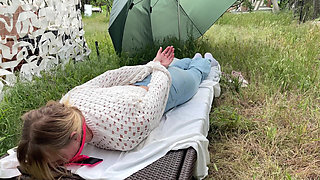 Blondie Captured: Mouth Gagged and Tickled