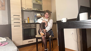 Tried on Your Wife's Sweaty, Smelly Heels