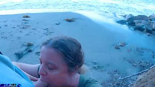 Stepson & Stepmom's Illicit Beach Encounter