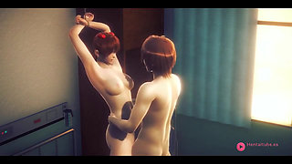 Evangelion Hentai Asuka Fucked in a Hospitals Bed