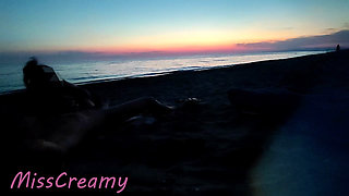 Dick Flash French Teacher MILF Risky Beach Blowjob Maspalomas Nude Beach Cumshot People