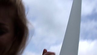 Curly Blonde Teen Records Solo Dildo Masturbation More at