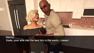 Hot wifey gets taken hard by her boyfriend in standing and doggy style positions