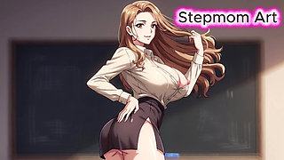 JOI Stepmom Teacher Wet Solo - Come with me 100% You'll cum - Dirty Talk
