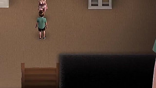 Bottle in the Pussy of a Young Bitch