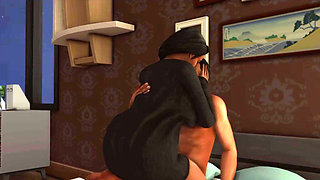 Friend's Stepmom Hotel Nightmare: Fucked Her Raw All Night!