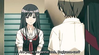 Blowjob xxx with easy-on-the-eyes darling from Hentai PD