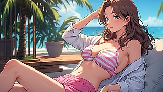 AI Generated Cartoon content, Uncensored video of 18 Year old Anime Girl, 3D Cartoon on closeup by Kiidzy Animates