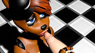 Suck off, five nights freddys, fnaf hentai