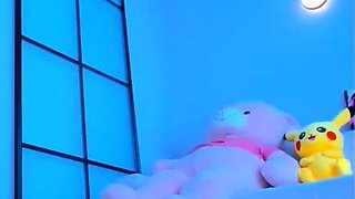 Close up teen foot worship