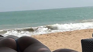 Topless on the Beach, Pussy Fingering, Outdoor Nudity