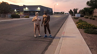 Thick BBW Wife Loves to Show off and Be Nude in Public!