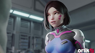 The Rise of a New Popstar - D.va 3D Overwatch Porn Animation