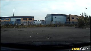 Monty Cash In Uniformed Police Officer Fucks Her Over The Bonnet Of His Police Car