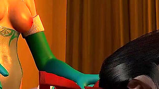 Tifa & Eve Christmas Threesome (ff7 & Stellar Blade Animation) Part 1