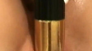 Blonde Babe's Passionate Masturbation with an Unusual Toy