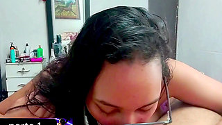 I give my stepdad a Russian handjob and blowjob (part 1)