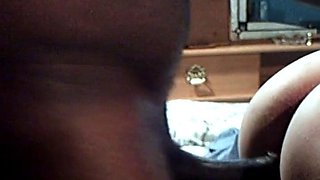 Amateur Interracial Sex with a Big Black Cock