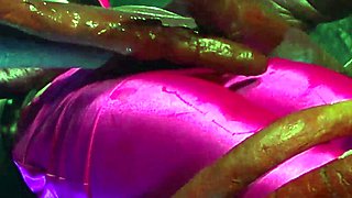 Amateur fetish big booty bitch riding with her bum